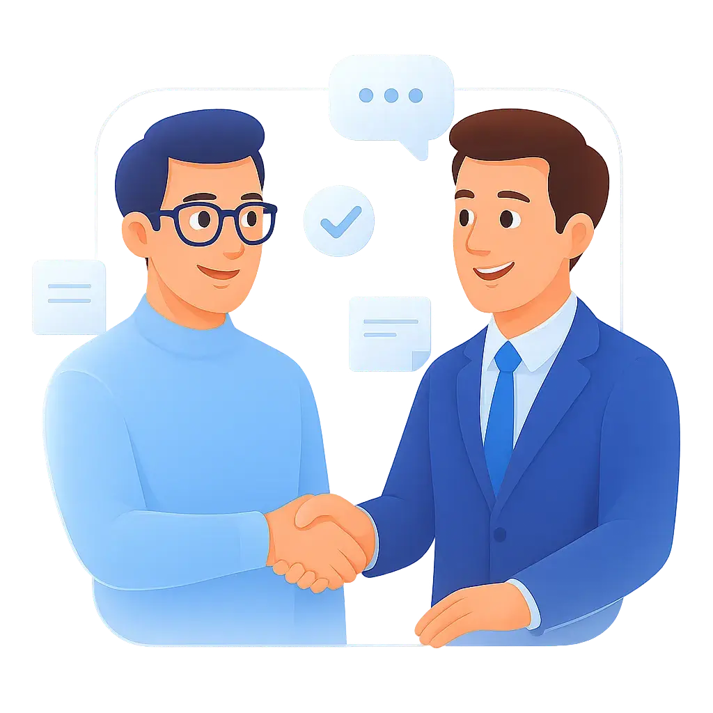 Contact illustration